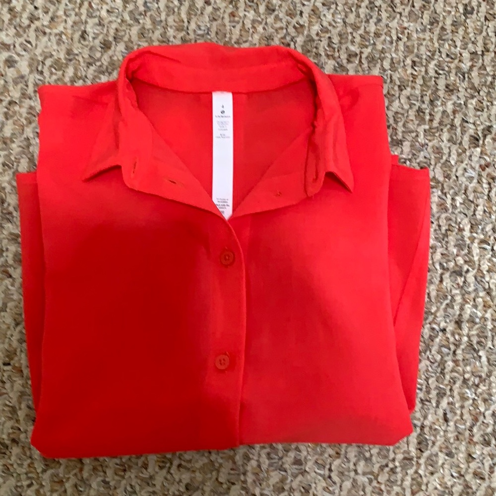 NWT lululemon Full Day Ahead SS Shirt